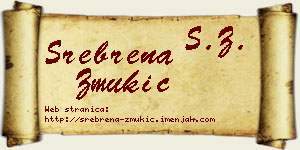 Srebrena Žmukić vizit kartica